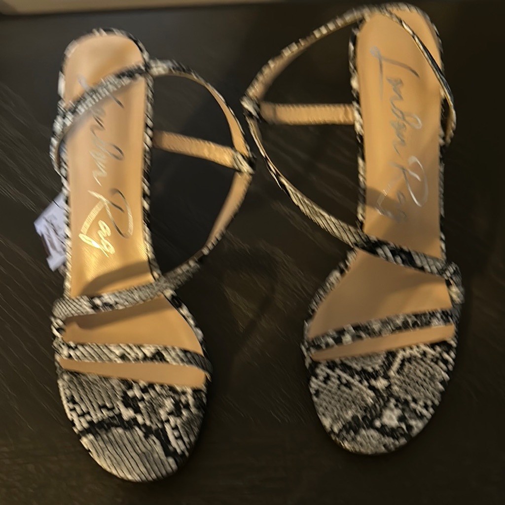 London Rag Strappy Slingback.